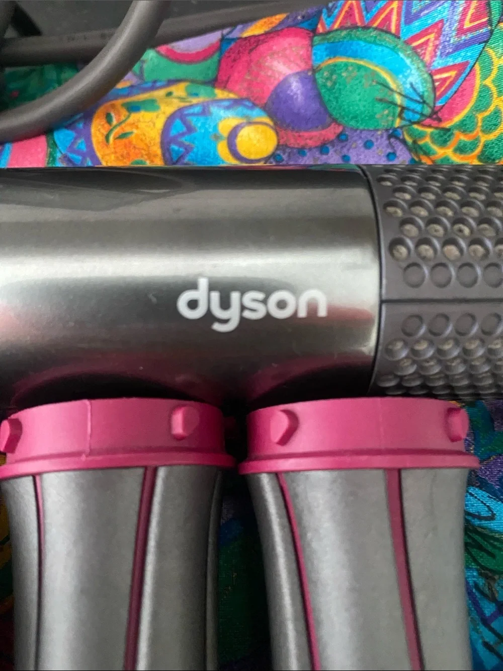 Dyson Air Wrap Styler Set in Pink and Gray